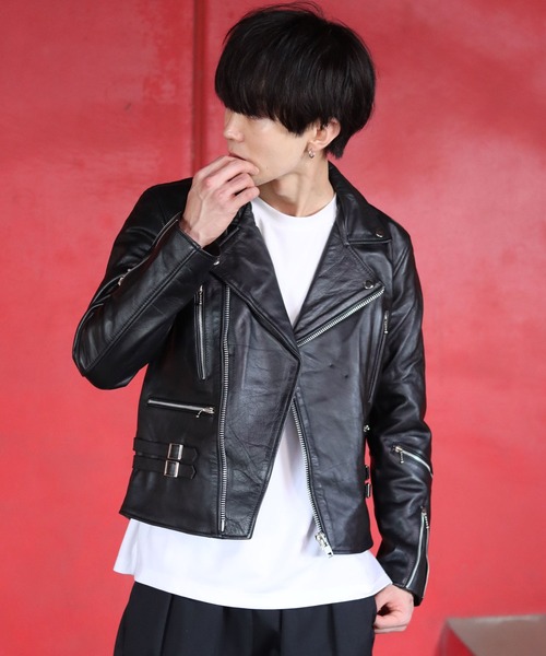 セール】Real leather Cowhide UK Double riders/牛革製UKダブル