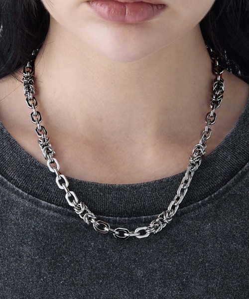 VELNUS】Surgical stainless steel combination short chain necklace