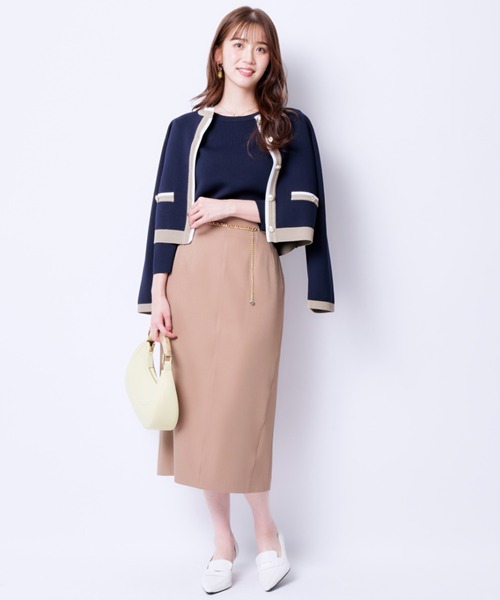 JUSGLITTY（ジャスグリッティー）の「チェーンベルト付タイトスカート