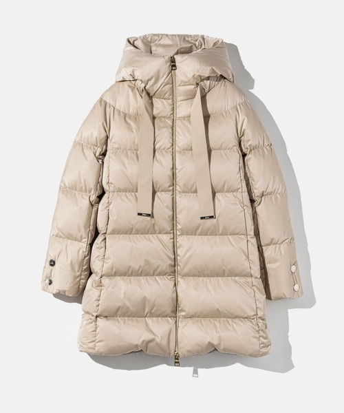 セール】HERNO A-Shape DOWN JACKET IN SATIN ヘルノ Aシェイプ サテン
