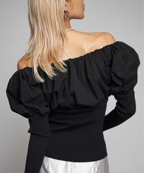 JOSE MOON（ジョゼムーン）の「ZIP OFFSHOULDER/ジップオフショルダー