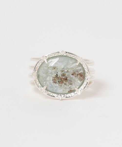 agete（アガット）の「シルバーローマンガラスリング（リング）」 - WEAR