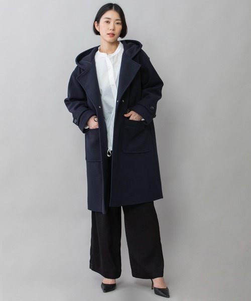 セール】マイクロシープダブルジャージダッフルコート（ダッフルコート