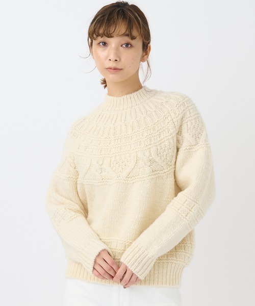 BATONER（バトナー）の「【BATONER】SPREAD ALAN CREW NECK/BN-21FL