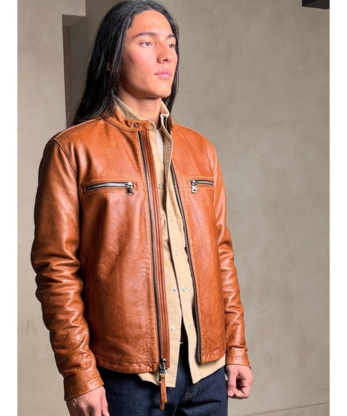 Banana Republic（バナナリパブリック）の「レザー バイカージャケット