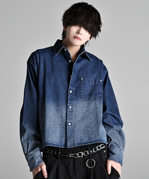 ADRER（アドラー）の「Cropped Regular Collar Silhouette Shirt
