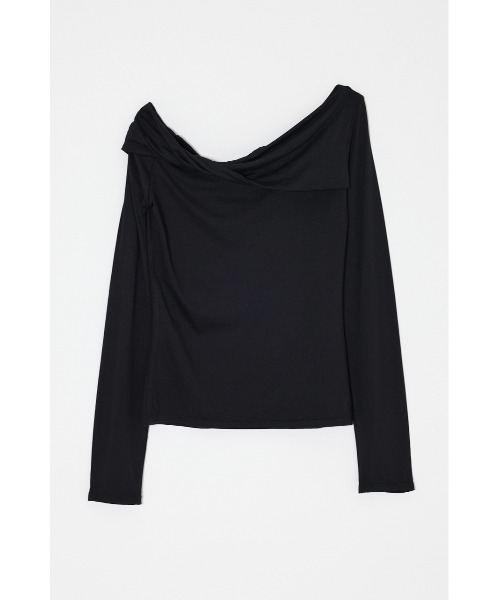 ASYMMETRY TWIST NECK トップス（Tシャツ/カットソー）｜MOUSSY