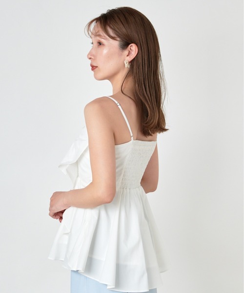 SNIDEL（スナイデル）の「リボンディティールブラウス（シャツ