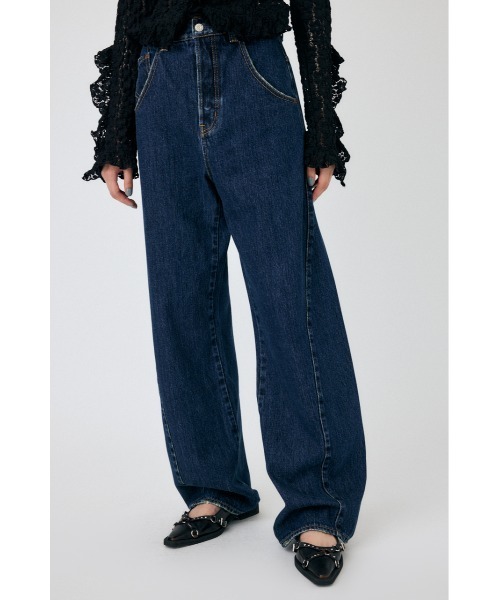 MOUSSY（マウジー）の「DROP WAIST STRAIGHT（デニムパンツ）」 - WEAR