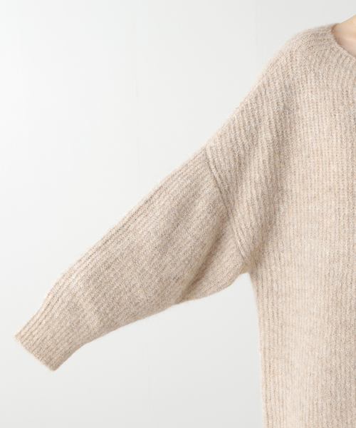 plage（プラージュ）の「ALPACA SHAGGY LOOSE プルオーバー（ニット