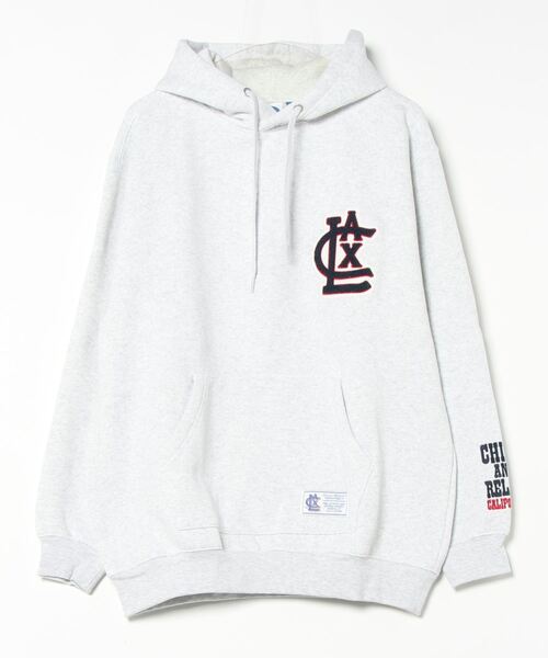 chillax（チラックス）の「【CHILLAX】刺繍ロゴ 裏起毛裏毛パーカー