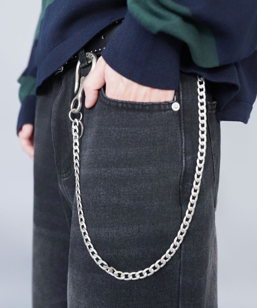 Dickies/ディッキーズ】ウォレットチェーンロゴ入り/ヴィンテージ風