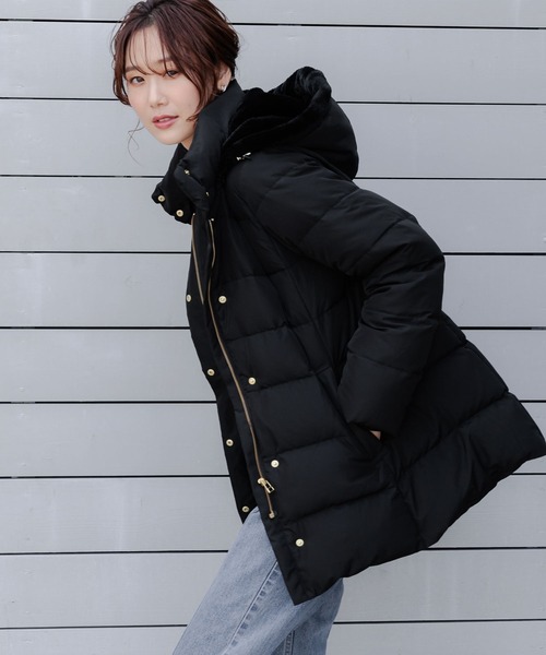 GLOBAL WORK（グローバルワーク）の「ウツクシルエット撥水ダウン