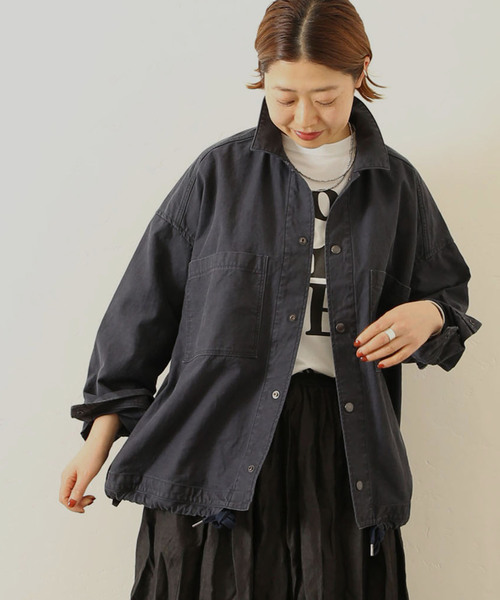 バックサテン ミリタリーブルゾン（ブルゾン）｜JOURNAL STANDARD LUXE