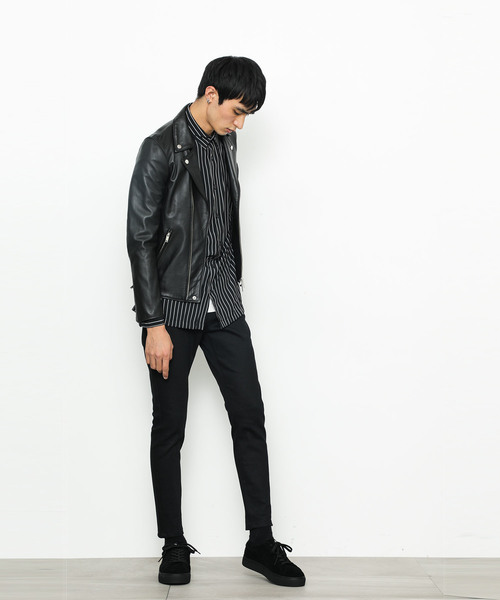 STUDIOUS（ステュディオス）の「【STUDIOUS】ラムレザーダブル