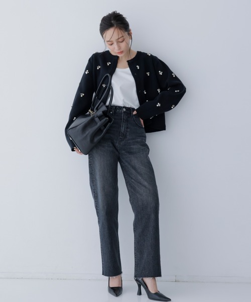 Boys fit denim/ボーイズフィットデニム（デニムパンツ）｜anuans（ア