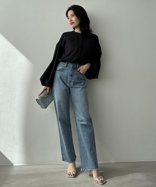Boys fit denim/ボーイズフィットデニム（デニムパンツ）｜anuans（ア