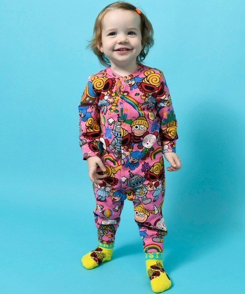 HYSTERIC MINI（ヒステリックミニ）の「OVER THE RAINBOW総柄