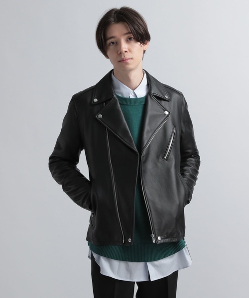 HARE（ハレ）の「シープレザーライダース(HARE)（ライダースジャケット