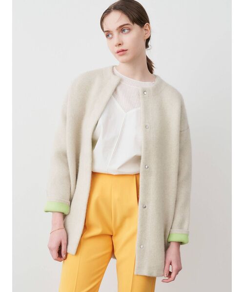 ELENDEEK（エレンディーク）の「ラクーンミックスWカーディガン