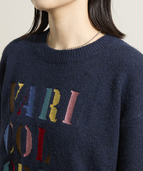 セール】カラフル刺繍ロゴニット（ニット/セーター）｜FREAK'S STORE