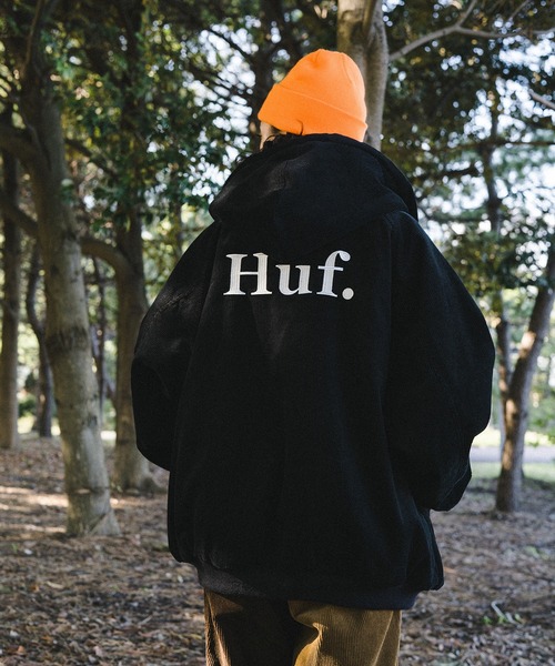 HUF（ハフ）の「COLTON CORD HOODED ZIP JACKET / HUF コーデュロイ
