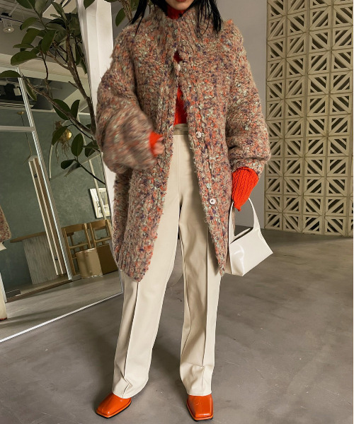 Ameri（アメリ）の「FUNNY YARN KNIT JACKET（その他アウター）」 - WEAR