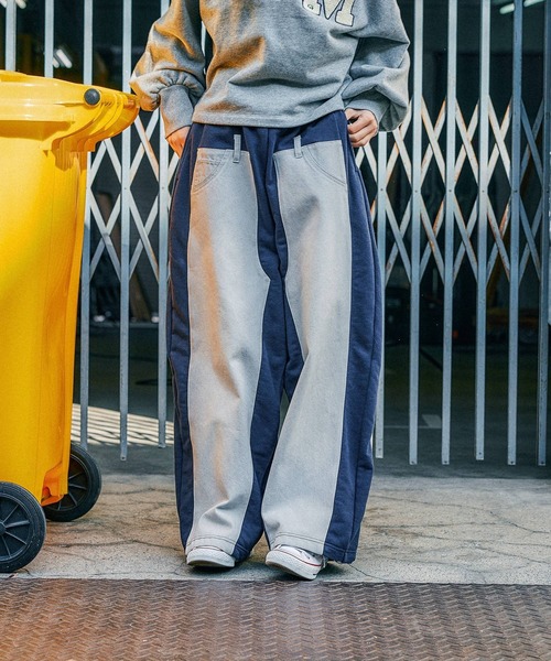 MODE NORM CORE】デニムパッチワークパンツ（デニムパンツ）｜niko and