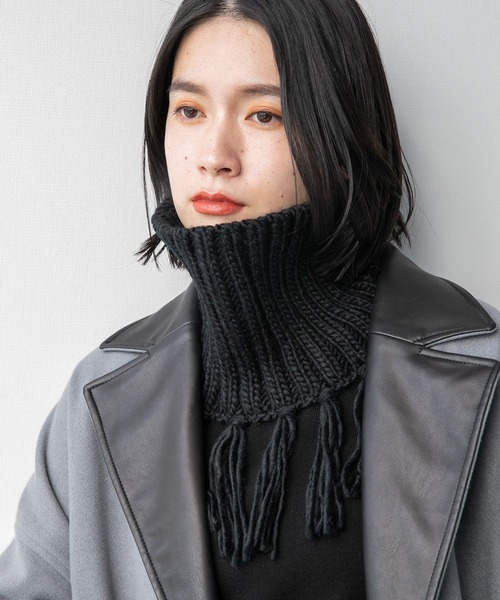 HARE（ハレ）の「フリンジネックウォーマー(HARE)（ネックウォーマー