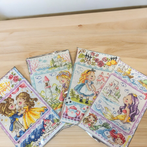 クロスステッチ完成品( ´ω` )/「受注品」 その他インテリア雑貨 糸猫