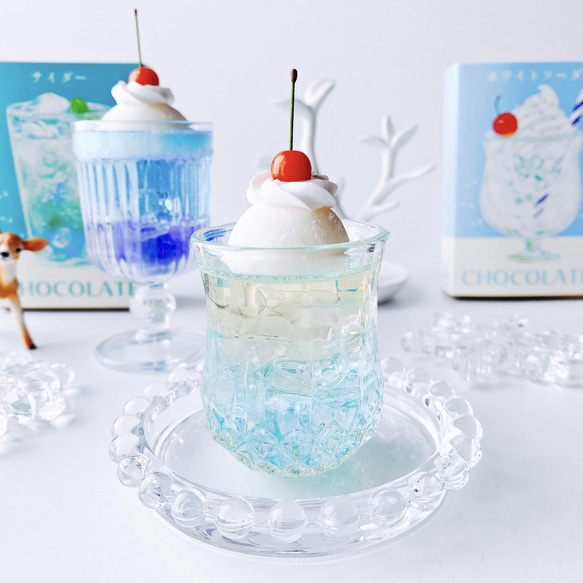 あの夏のクリームソーダ オブジェ フェイクスイーツ その他インテリア