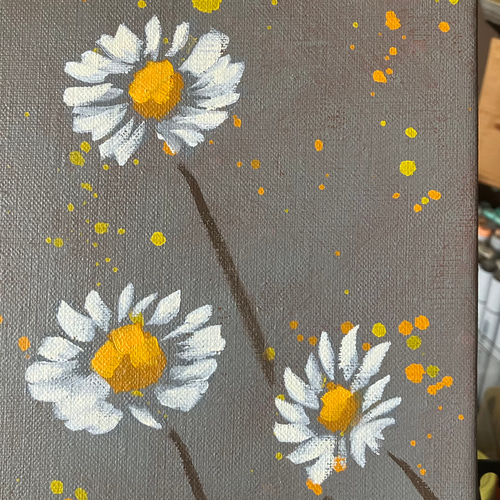 マーガレット 原画 油絵 絵画 くさかあきら 通販 13867544｜Creema