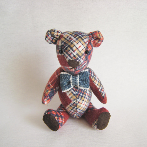 可愛いテディベア（パッチワーク柄） その他インテリア雑貨 うさぎの