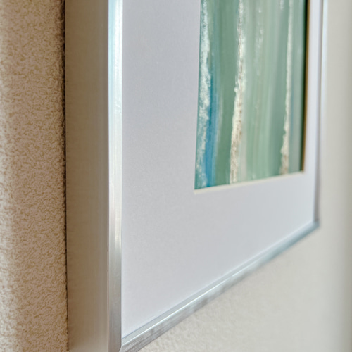 FOREST - アート 綺麗 抽象画 絵画 フレーム 額縁 ゴールド 緑