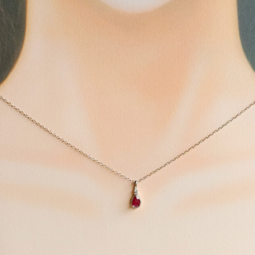 Creema限定】ルビー ネックレス リング セット S925 春の福袋 母の日