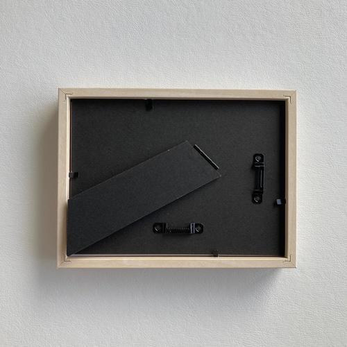 お昼寝うさぎ〜桜〜 シーグラス／天然石／フレームアート／壁掛け