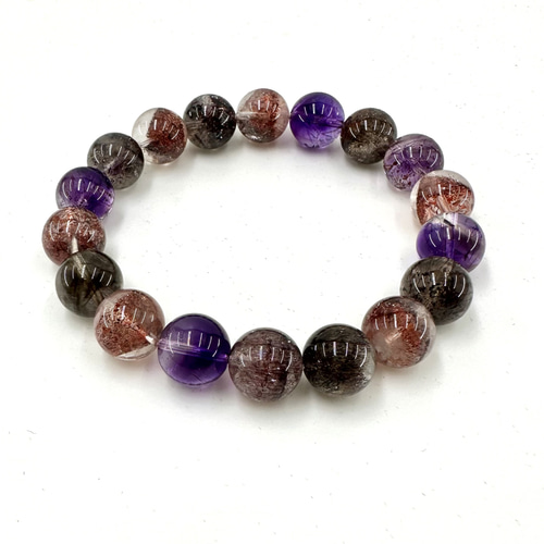 高品質】(ブラジル産)ミックススーパーセブン 11mm ブレスレット