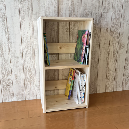 面取り】フリーラック オープンラック 教具棚 モンテッソーリ 絵本棚