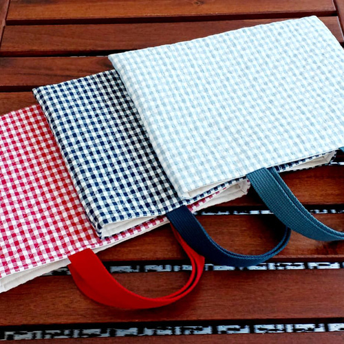 ギンガムチェック キルティングバッグ・サブバッグ・エコバッグ