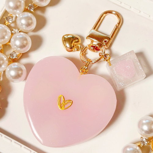 いちごみるく メルティチョコBOX◇シャカシャカキーホルダー ハート