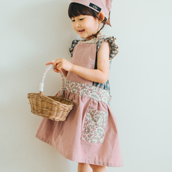 80-160cmサイズ対応】ノーアイロンOK 自分で着れる✨ キッズエプロン