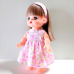 メルちゃん ⑤ ワンピースとヘアバンドセット きせかえ ネネちゃんのお