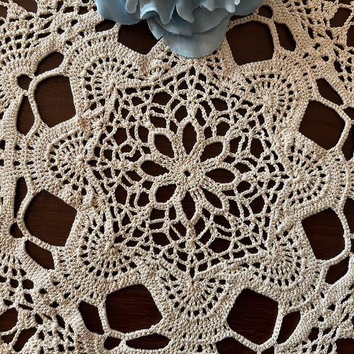 ハンドメイド レース編みドイリーNo.47(2) その他インテリア雑貨 Kazoo