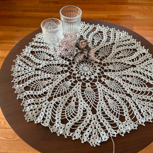 ハンドメイド レース編みドイリー No.41(2) その他インテリア雑貨