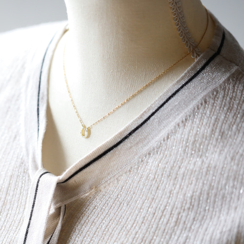 2026干支ジュエリー☆幸運のホースシュー ネックレス｜ゴールド or