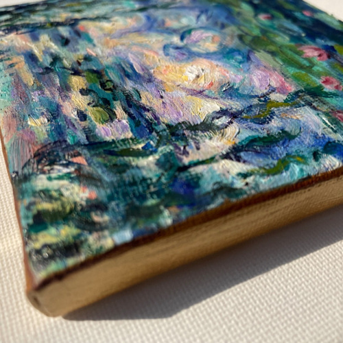 モネ〜睡蓮のとき〜 手描き 模写 原画 油絵 絵画 メアリ 通販 18844799