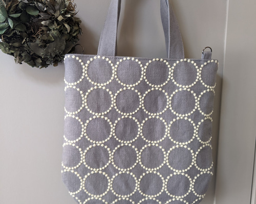 春色ミナペルホネン【tambourine】オーバル・タンバリングレートート