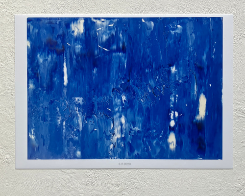 複製画「2.2.2020」 / 油絵 抽象画 風景画 現代アート インテリア 絵画
