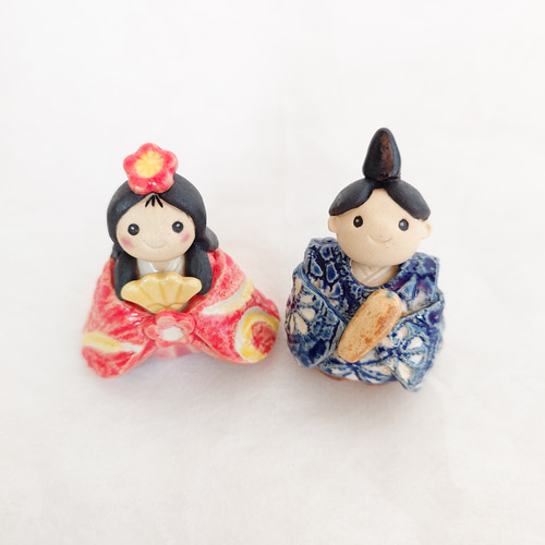 ひな人形 陶雛7 豆雛「彩」 ​ その他置物 Atelier Mon Favori 通販