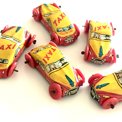 ブリキ製タクシー（車）のおもちゃ 昭和レトロ玩具｜デッドストック